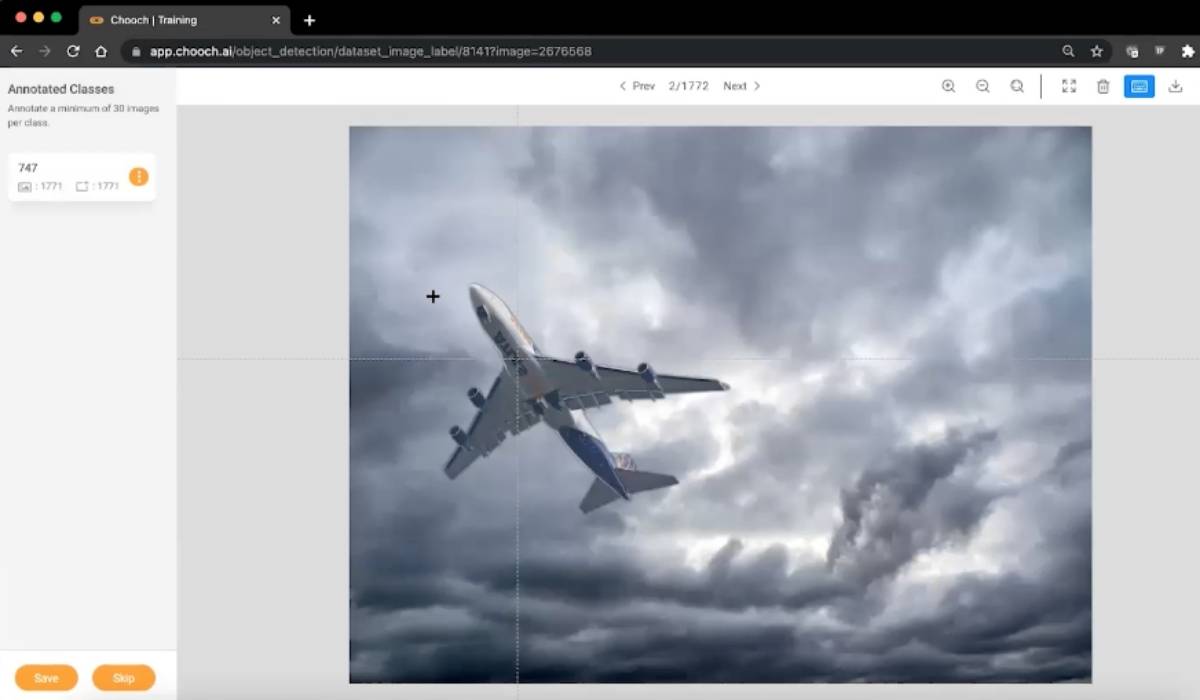 Chooch AI product update webinar no code platform identify aircraft