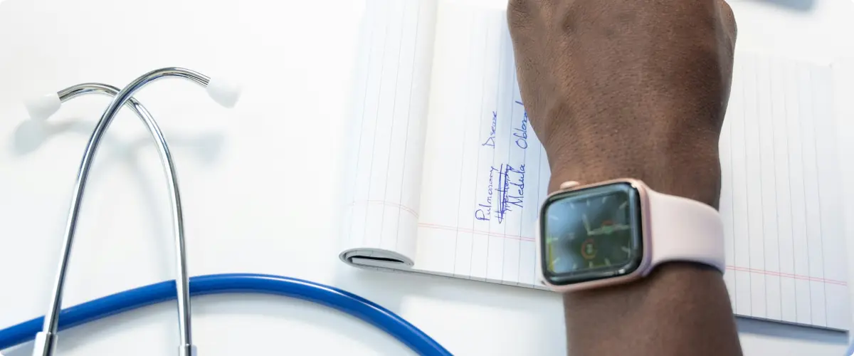 Doctor with Smart Watch